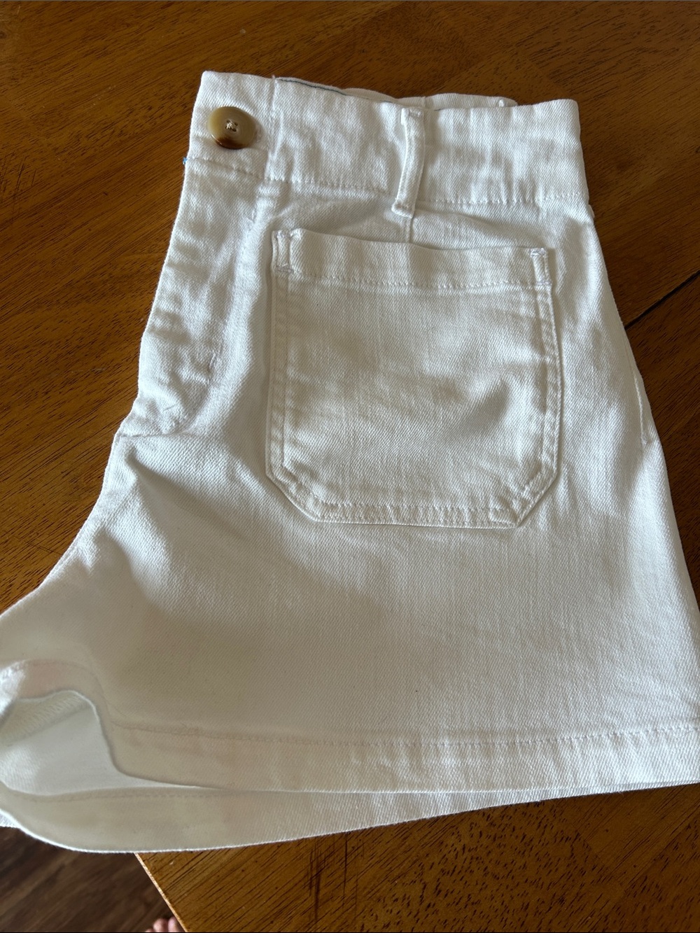 Maeve (Anthro) Colette White High-Rise Jean Shorts, New with tags - Picture 5 of 8